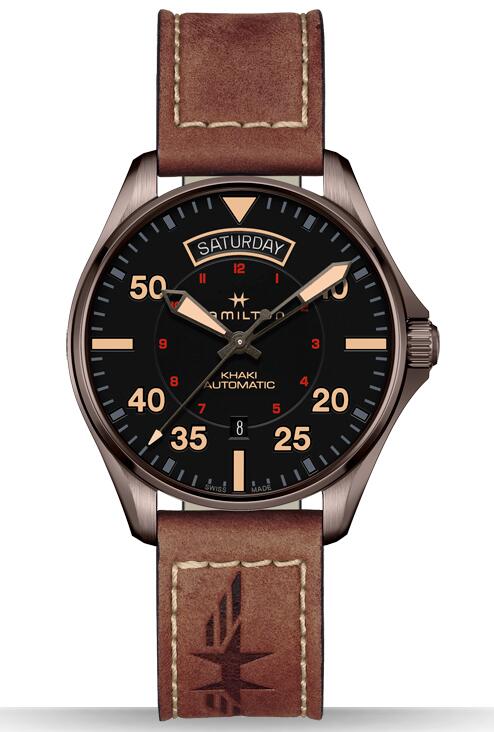 replica Hamilton Khaki Pilot Day Date H64605531 watch online